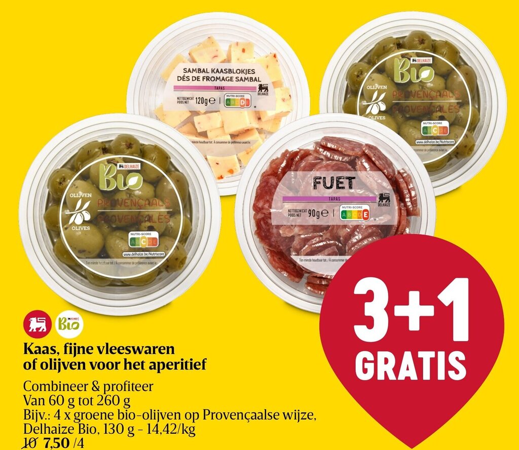 Kaas Fijne Vleeswaren Of Olijven Voor Het Aperitief Promotie Bij Delhaize