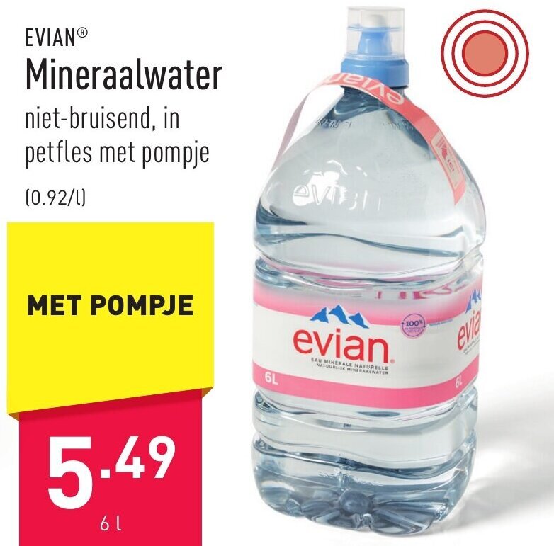 Mineraalwater 6L Promotie Bij ALDI