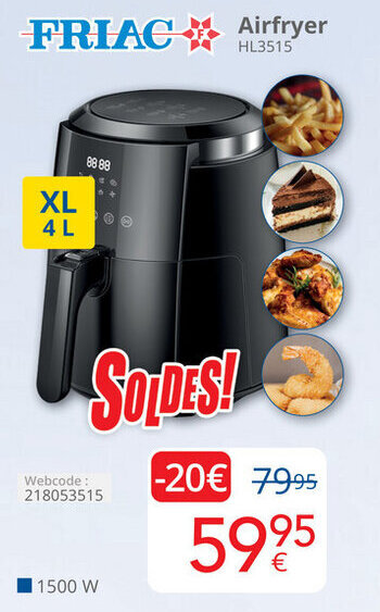 Airfryer Hl Xl L W Promotie Bij Eldi