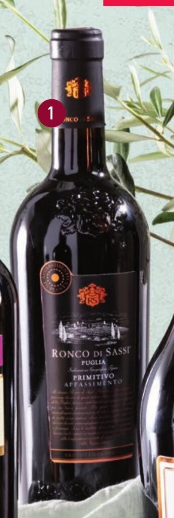 Ronco Di Sassi Primitivo Appassimento Puglia Igt Cl Promotie Bij Aldi