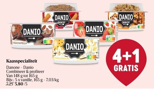 DANIO Kaasspecialiteit Promotie Bij Delhaize