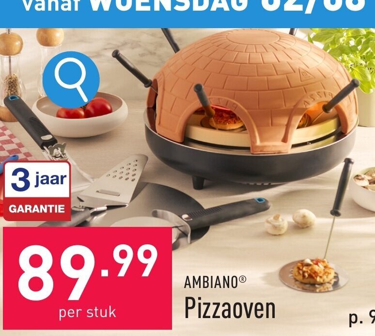 AMBIANO Pizzaoven Promotie Bij ALDI