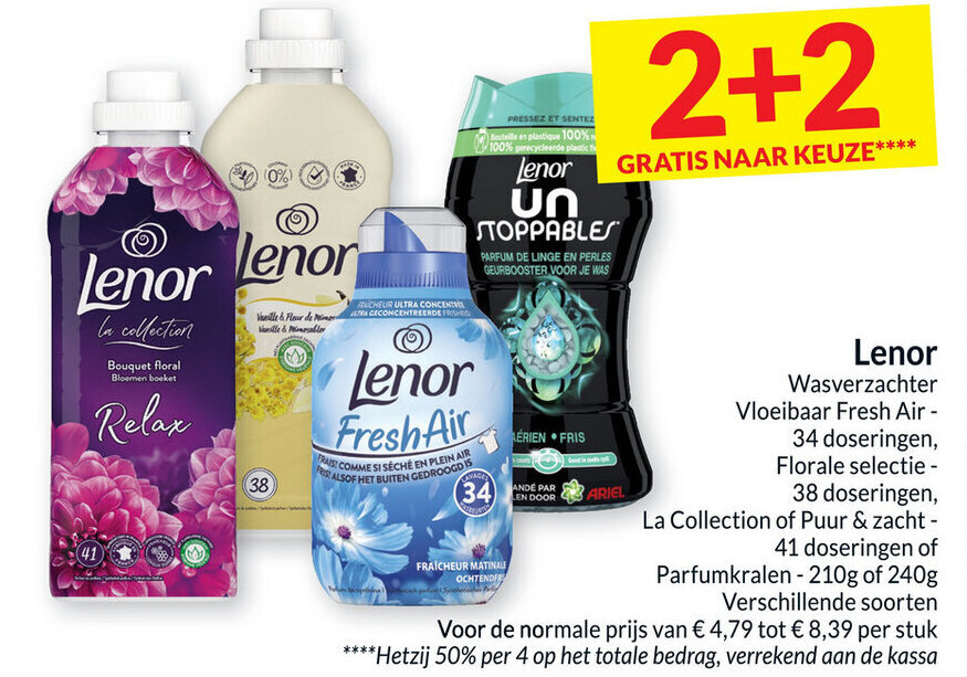 Lenor Wasverzachter Vloeibaar Fresh Air Florale Selectie La