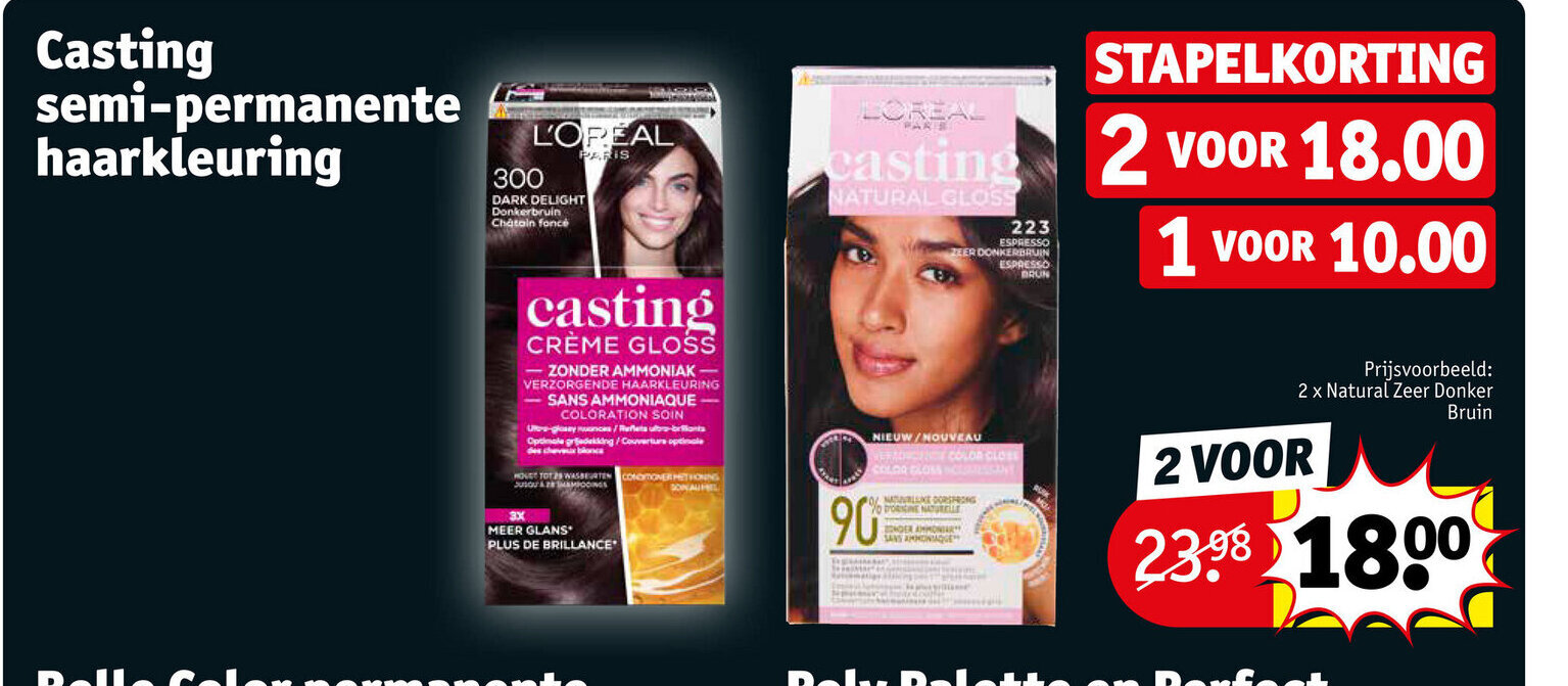 L Oreal Casting Semi Permanente Haarkleuring Promotie Bij Kruidvat