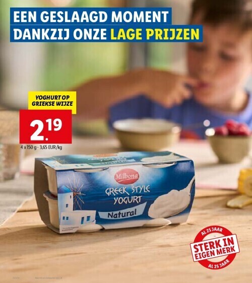 Yoghurt Op Griekse Wijze Promotie Bij Lidl