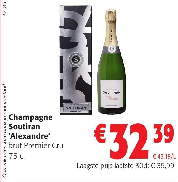 Champagne Soutiran Alexandre Cl Promotie Bij Colruyt