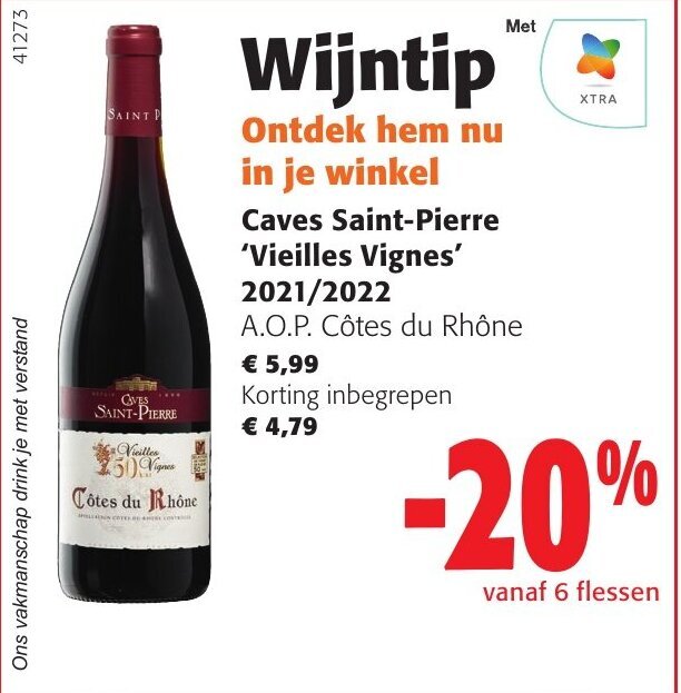 Caves Saint Pierre Vieilles Vignes Promotie Bij Colruyt