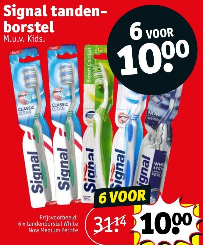 Signal Tanden Borstel Promotie Bij Kruidvat