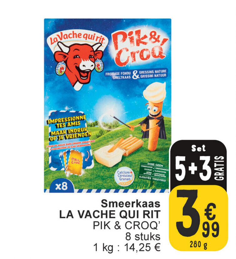 Smeerkaas La Vache Qui Rit G Promotie Bij Cora