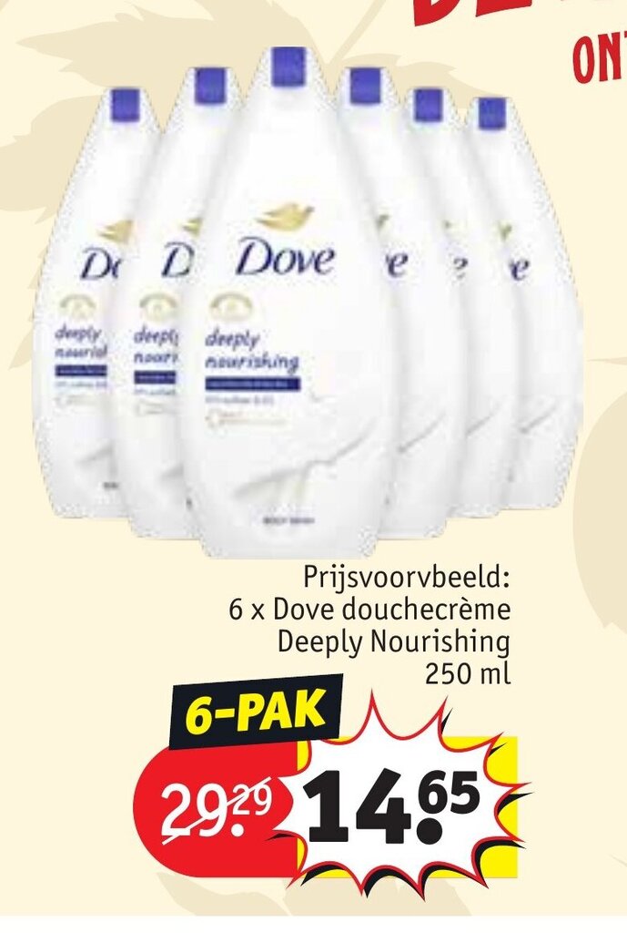 Dove Douchecr Me Deeply Nourishing Ml Promotie Bij Kruidvat