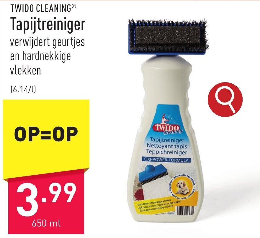 Twido Cleaning Tapijtreiniger Ml Promotie Bij Aldi