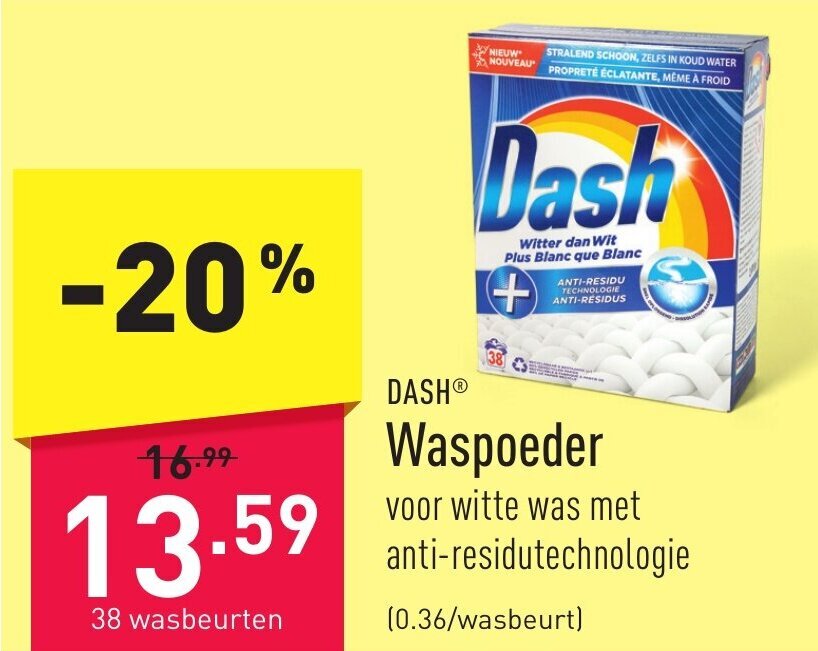 DASH Waspoeder Promotie Bij ALDI