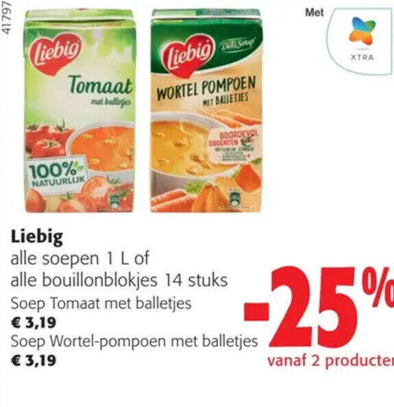 Liebig Alle Soepen L Of Alle Bouillonblokjes Stuks Promotie Bij