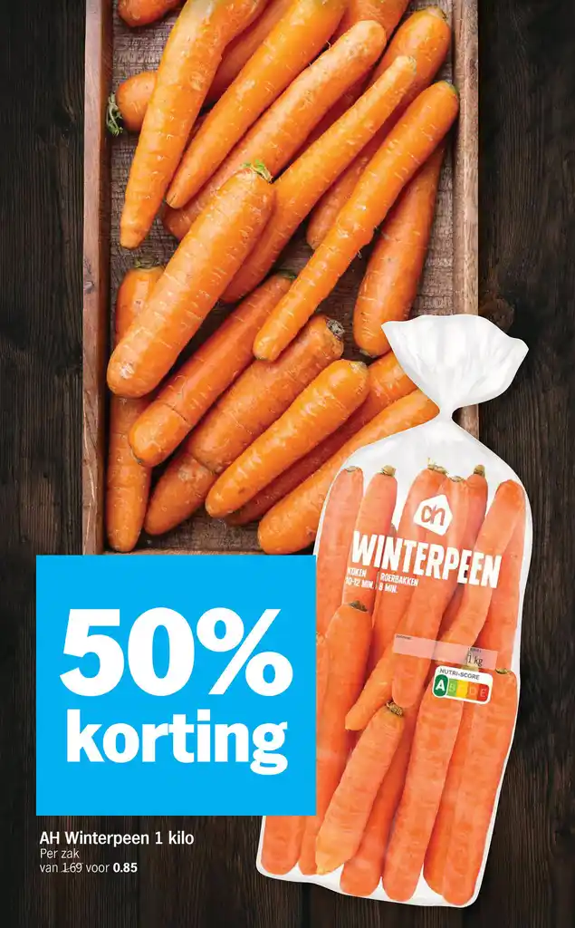 Winterpeen Kilo Promotie Bij Albert Heijn