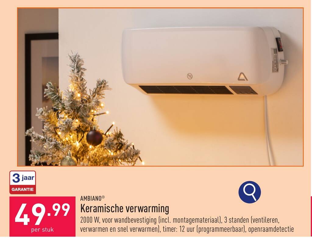 Keramische Verwarming Promotie Bij ALDI