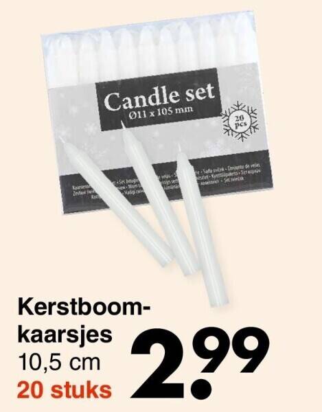 Kerstboomkaarsjes Promotie Bij Wibra