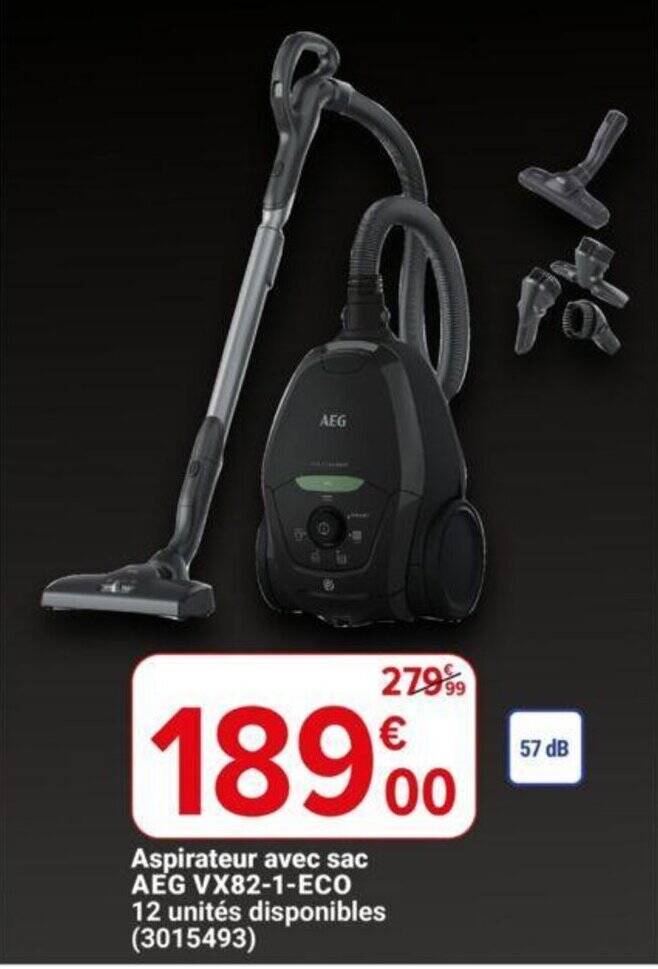 Aspirateur Avec Sac Aeg Vx Eco Promotie Bij Cora