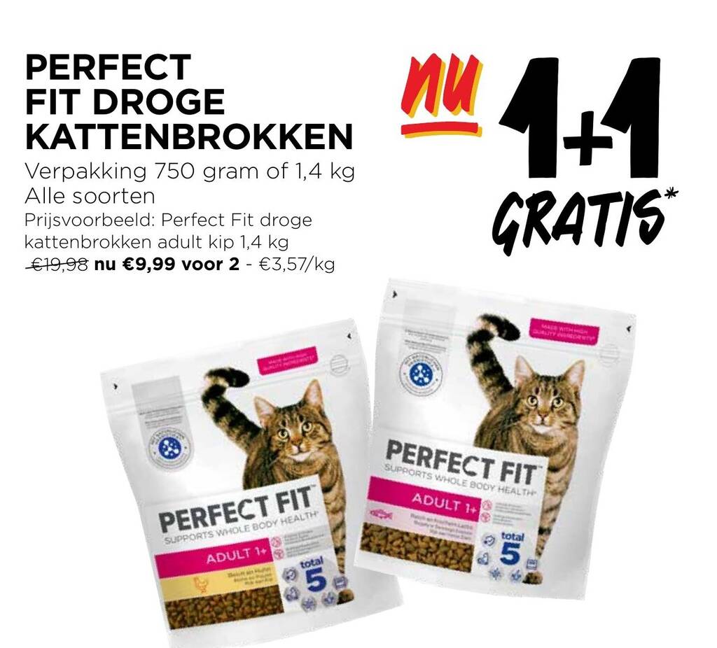 Perfect Fit Droge Kattenbrokken Verpakking Gram Of Kg Promotie