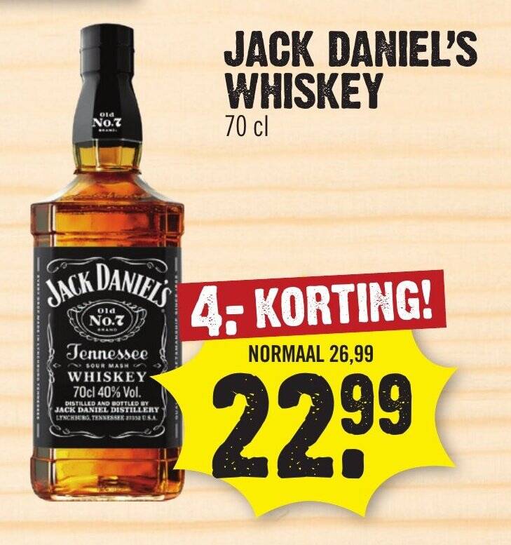 Jack Daniel S Whiskey Cl Promotie Bij Dirk