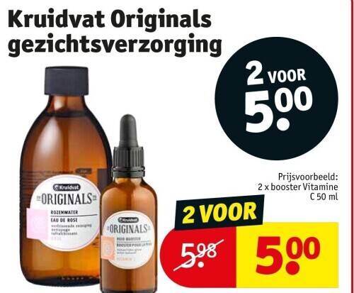 Kruidvat Originals Gezichtsverzorging Promotie Bij Kruidvat