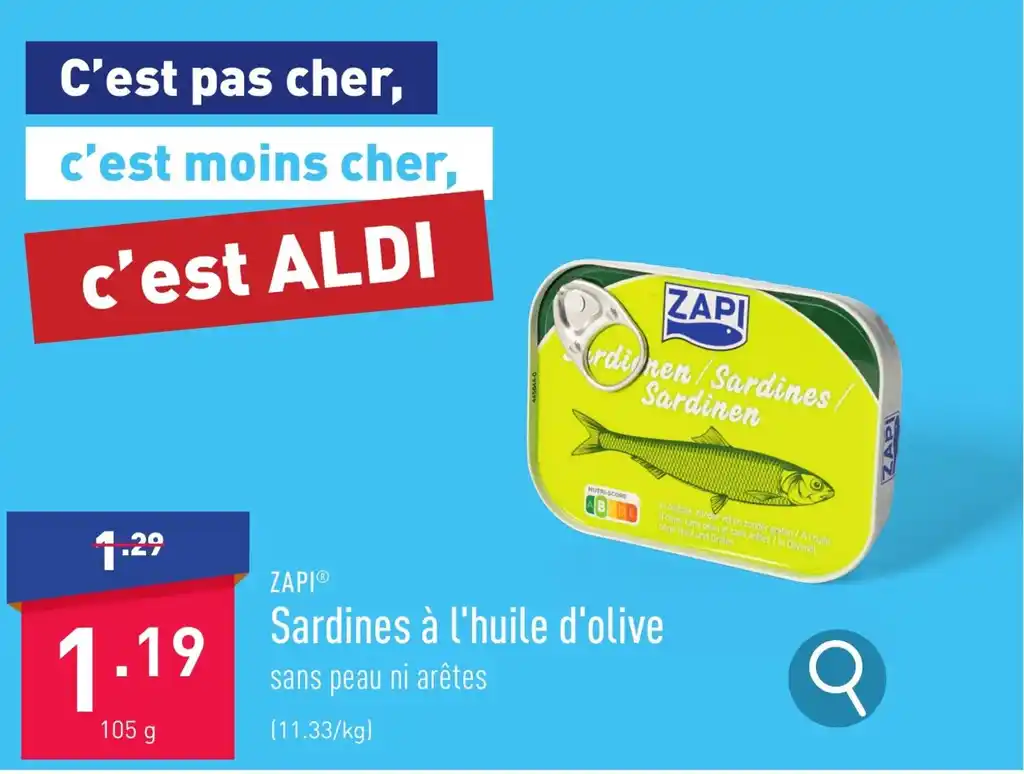 Sardines L Huile D Olive G Promotie Bij Aldi