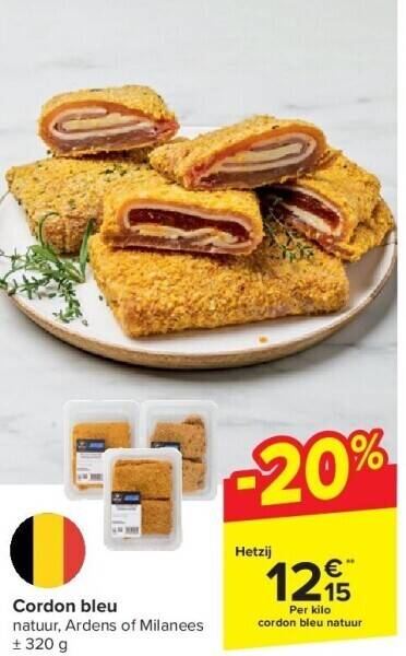 Cordon Bleu Promotie Bij Carrefour