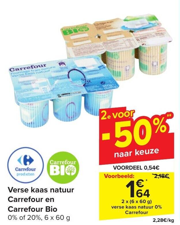 Carrefour Verse Kaas Natuur Promotie Bij Carrefour Market