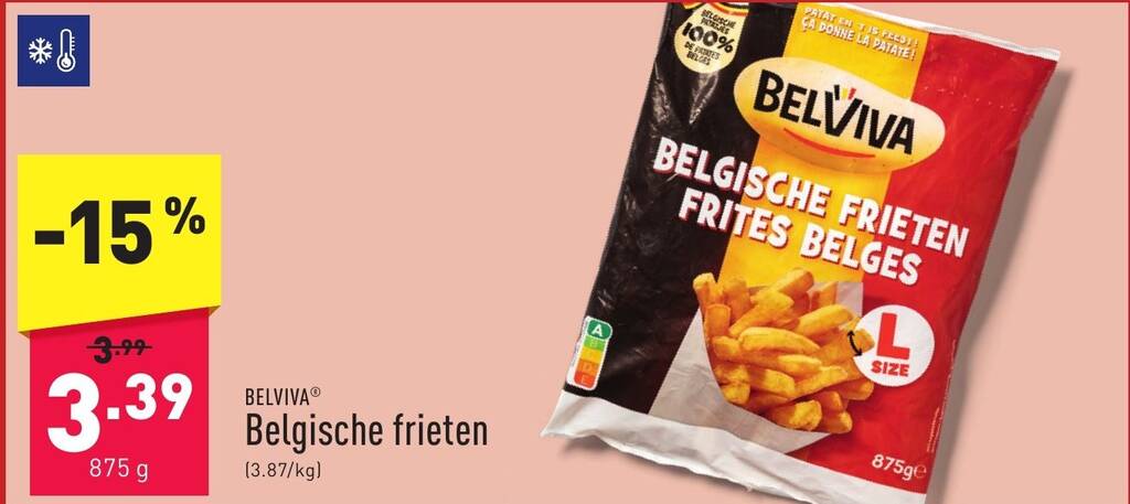 Belgische Frieten 875 G Promotie Bij ALDI