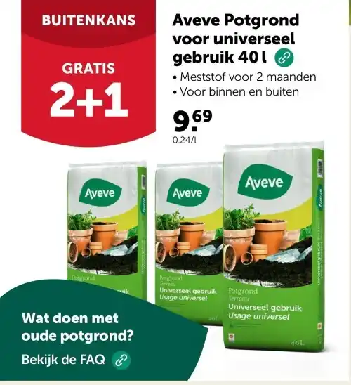 Aveve Potgrond Voor Universeel Gebruik L Promotie Bij Aveve