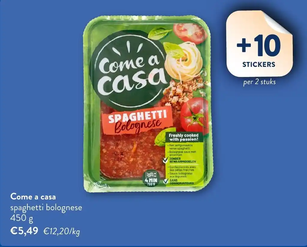 Come A Casa Spaghetti Bolognese G Promotie Bij Okay