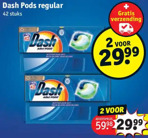 Dash Pods Regular Promotie Bij Kruidvat