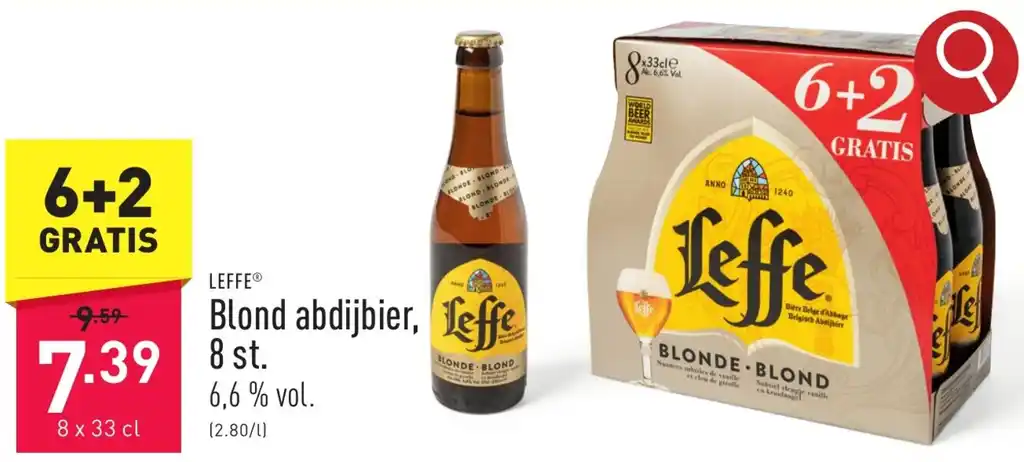 Leffe Blond Abdijbier Effe X Cl Promotie Bij Aldi