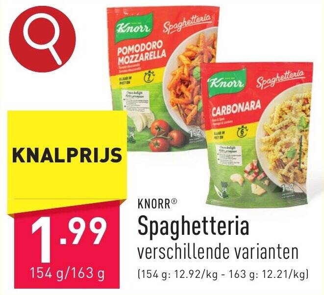 Knorr Spaghetteria G G Promotie Bij Aldi