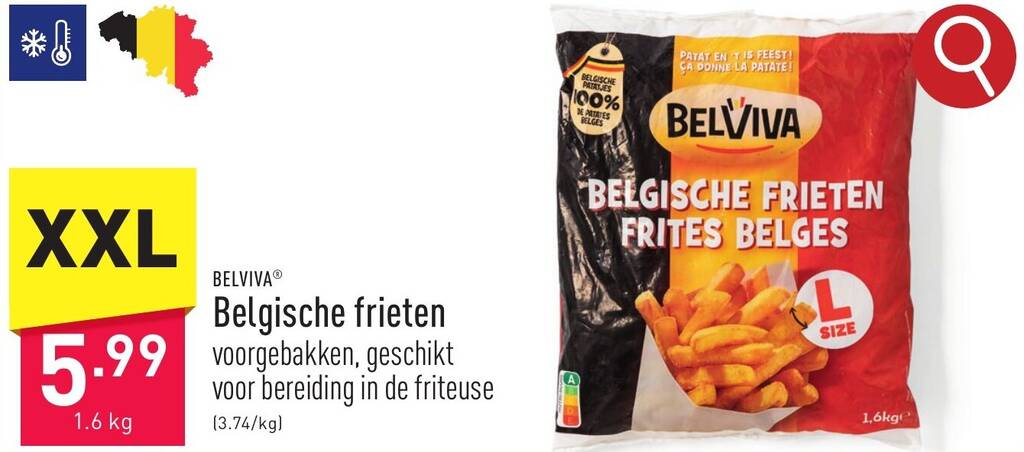 Belviva Belgische Frieten Kg Promotie Bij Aldi