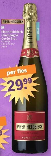 Champagne Cuvée Brut promotie bij Albert Heijn