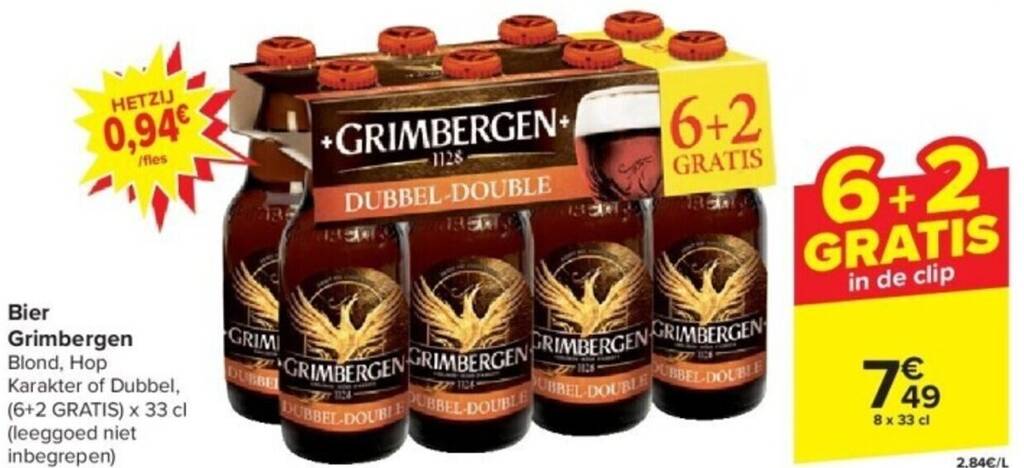 Grimbergen Bier X Cl Promotie Bij Carrefour