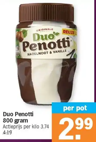 Duo Penotti Gram Promotie Bij Albert Heijn