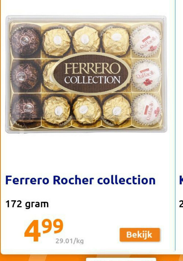 Ferrero Rocher Collection 172 Gram Promotie Bij Action