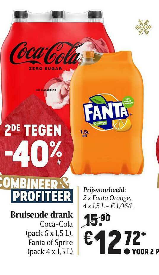 Bruisende Drank Coca Cola Promotie Bij Delhaize