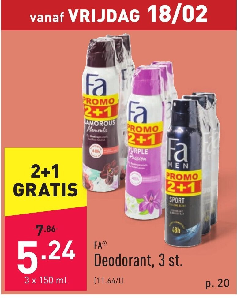 Deodorant Promotie Bij Aldi