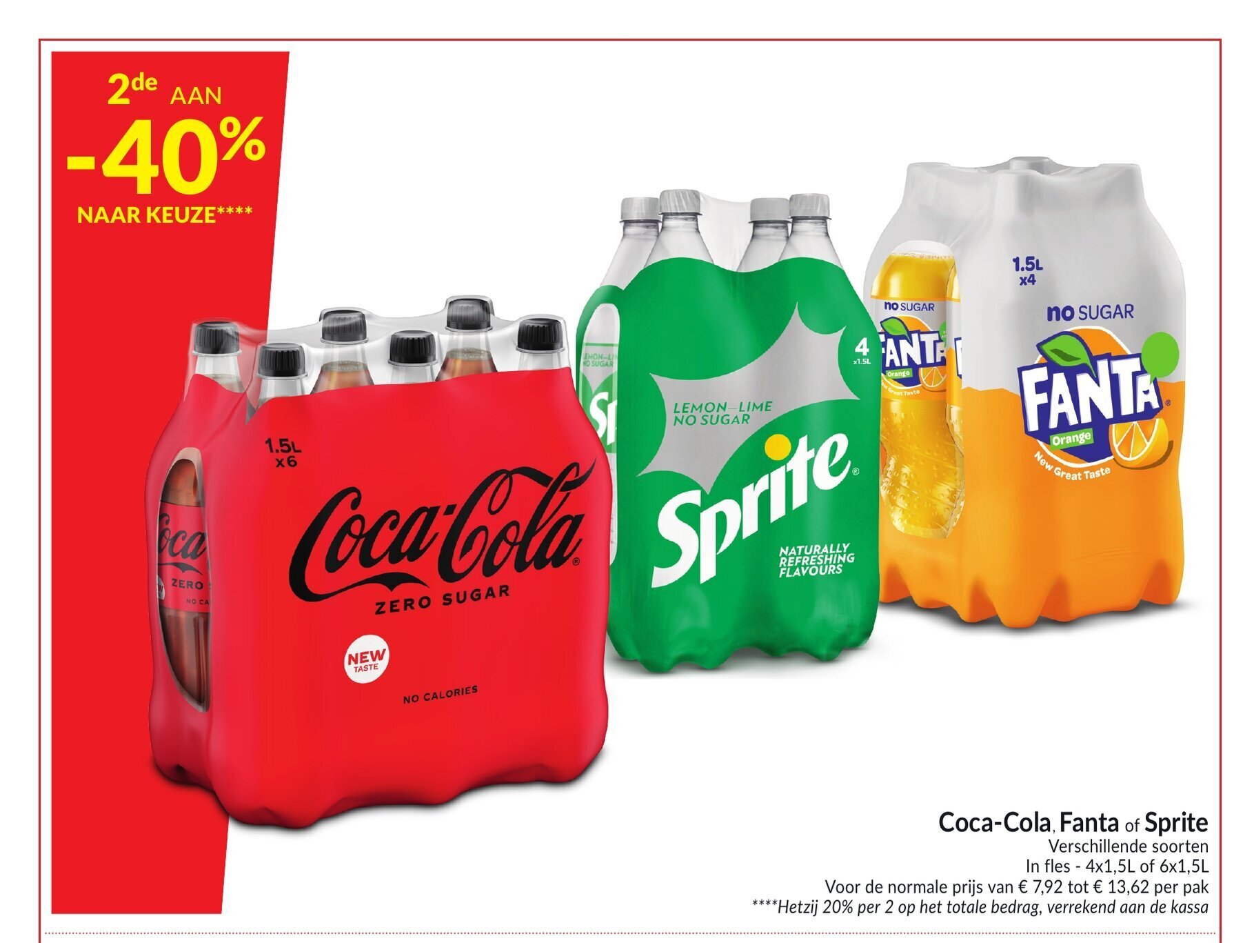 Coca Cola Fanta Of Sprite In Fles 4 X 1 5 L Of 6 X 1 5 L Per Pak