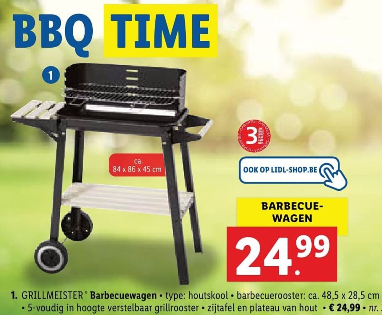 Grillmeister Barbecuewagen Promotie Bij Lidl