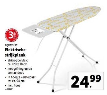 Aquapur Elektrische Strijkplank Promotie Bij Lidl