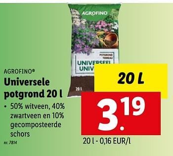 Universele Potgrond Promotie Bij Lidl