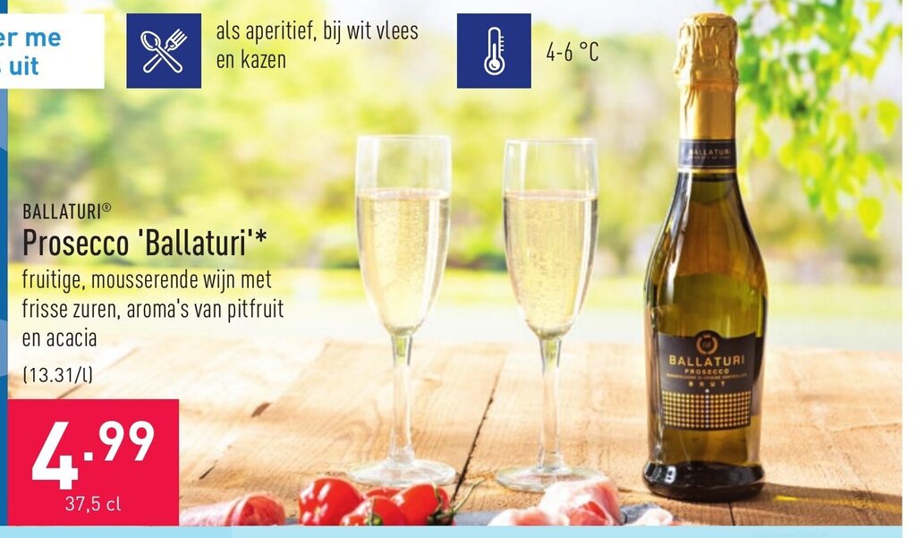 Ballaturi Prosecco Promotie Bij Aldi