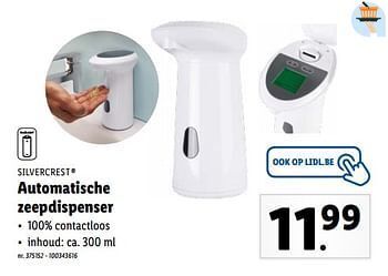 Silvercrest Automatische Zeepdispenser Promotie Bij Lidl