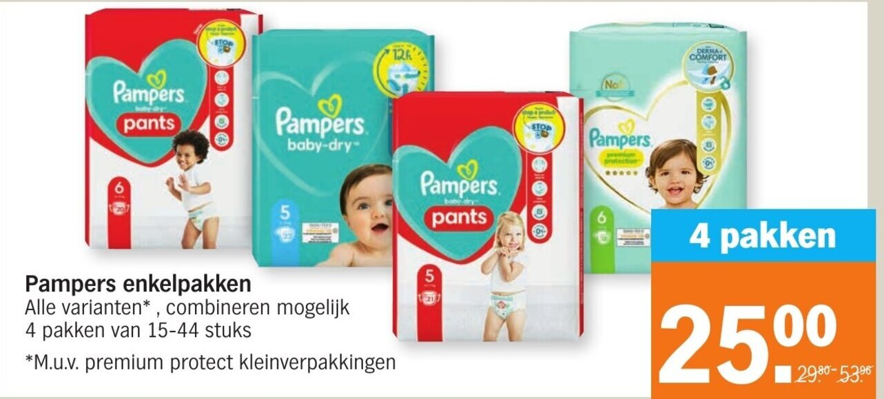 Pampers Enkelpakken Promotie Bij Albert Heijn