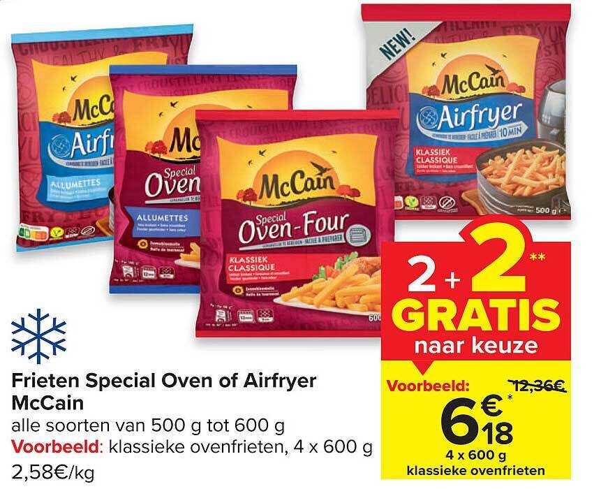 Frieten Special Oven Of Airfryer Promotie Bij Carrefour