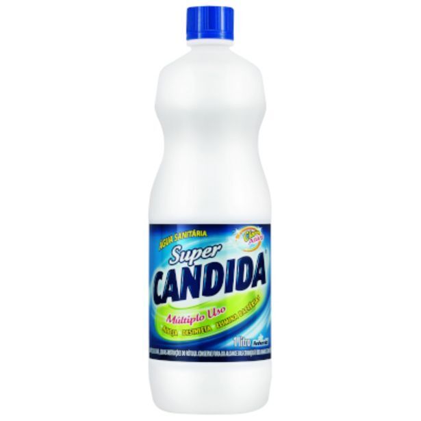 Água sanitária frasco 1 litro super candida oferta na Atacadão