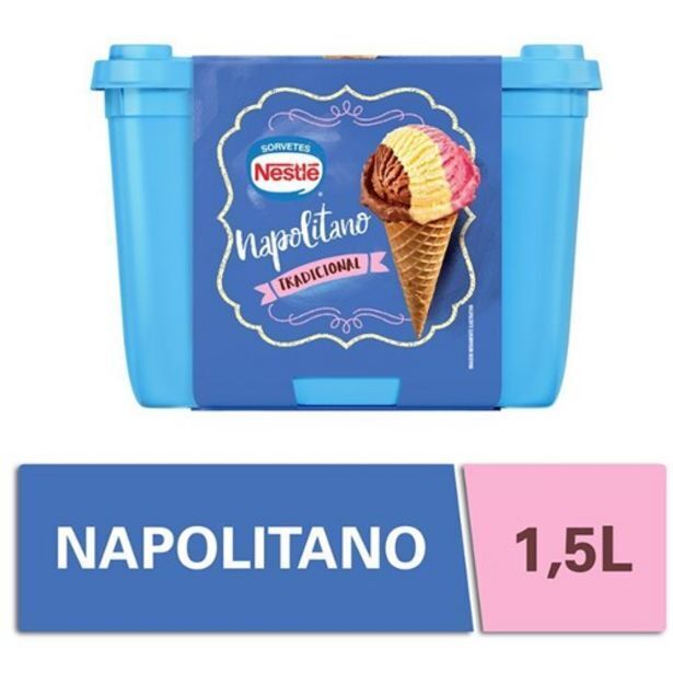 Sorvete Napolitano Tradicional Nestl L Oferta Na Imec Supermercados